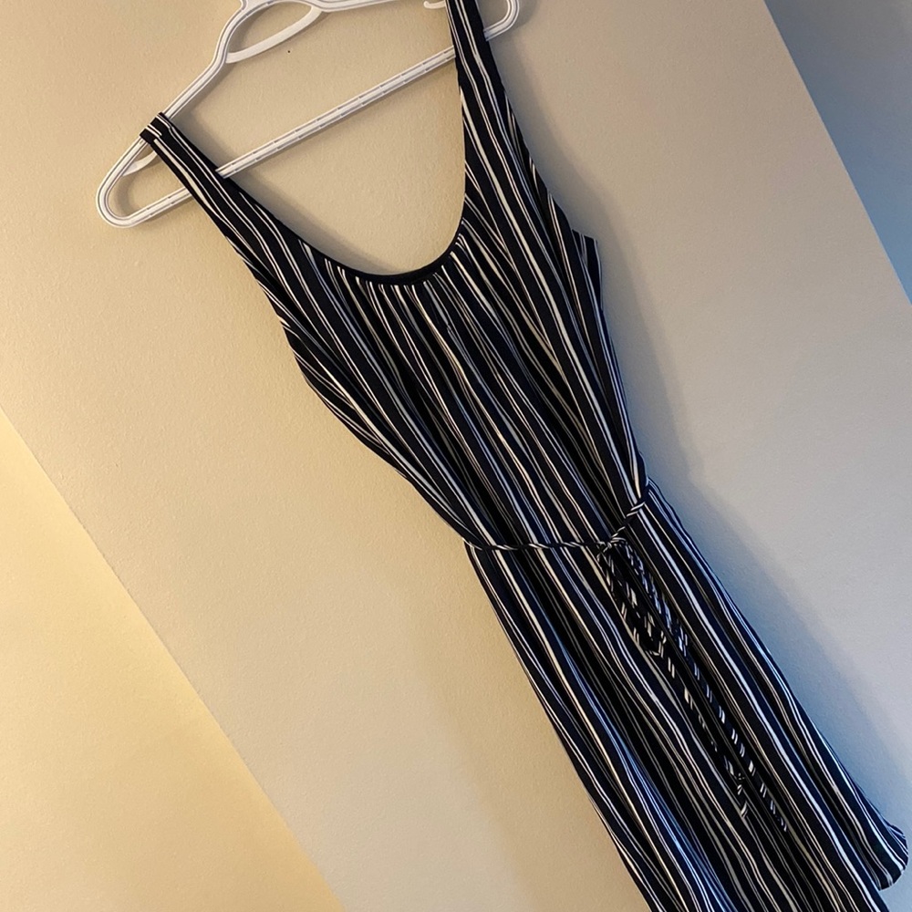 RW&CO - Navy/White Vertical Dress